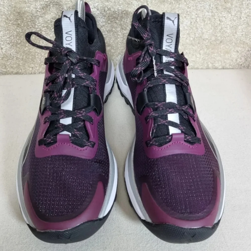 Puma Voyage Nitro Trainer Womens Size 6 Trail Running Purple Black White - Picture 5 of 8